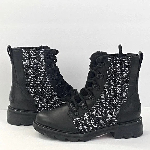 New Sorel Lennox Genuine Shearling Waterproof Lace-Up Boot - Picture 4 of 12